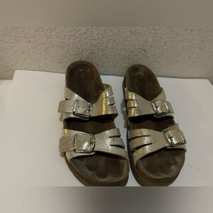 Mephisto Helisa sandals, silver straps size 39